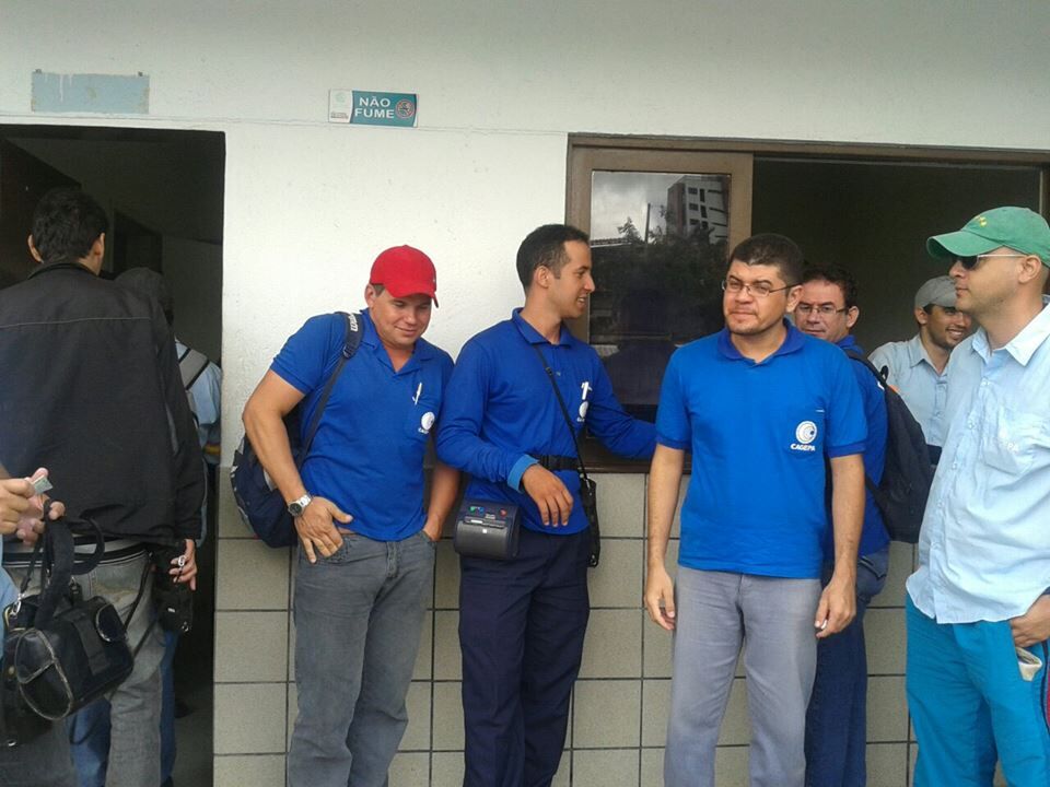 Leituristas da Cagepa denunciam más condições de trabalho e indicam paralisação Leituristas da Cagepa denunciam más condições de trabalho e indicam paralisação