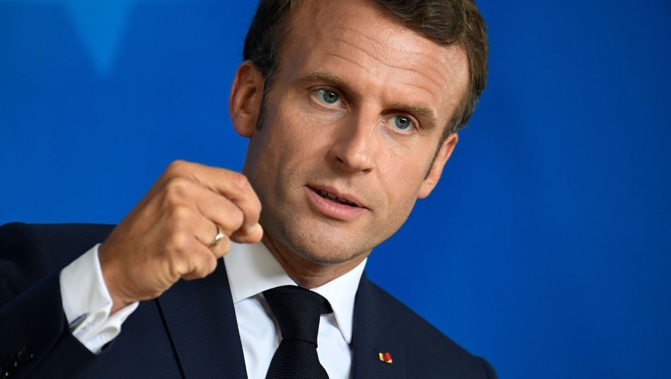 Emmanuel Macron durante evento de líderes da União Europeia em 15 de dezembro de 2023 — Foto: Johanna Geron/REUTERS