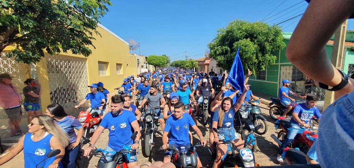 Convenções partidárias e carreatas têm registrado aglomerações e público sem máscara em municípios paraibanos