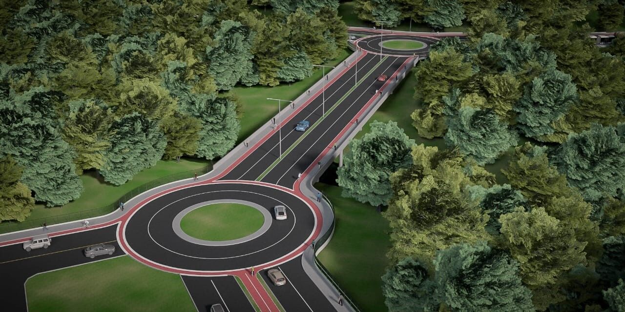 Projeto da Ponte das Três Ruas.