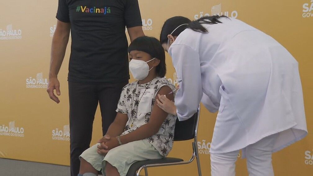 São Paulo vacina contra Covid primeira criança do grupo prioritário no país São Paulo vacina contra Covid primeira criança do grupo prioritário no país