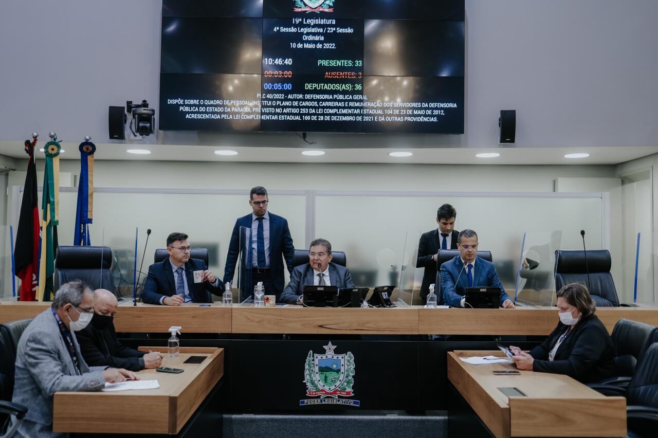 Assembleia Legislativa aprova reajuste para servidores do Estado da Paraíba e PCCR da Defensoria Pública