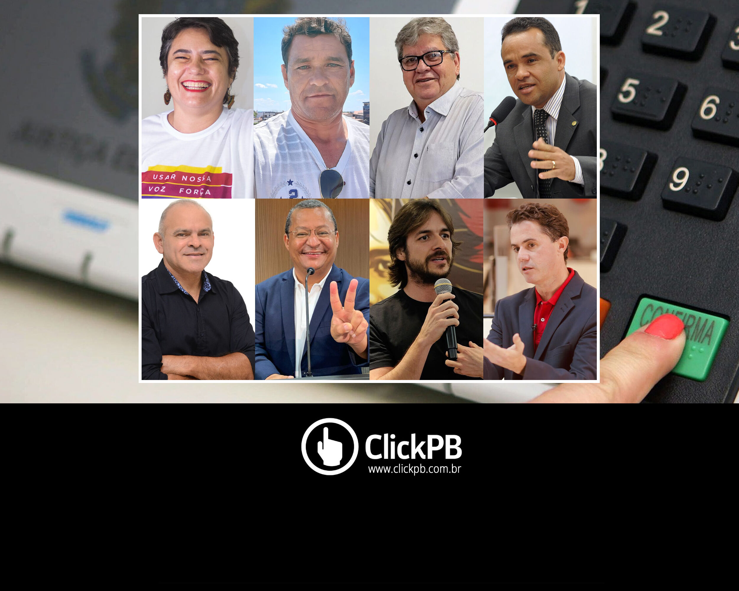 Pesquisa RealTime para governador da Paraíba: João Azevêdo, 33%; Veneziano, 17%; Nilvan, 15%; Pedro, 14%