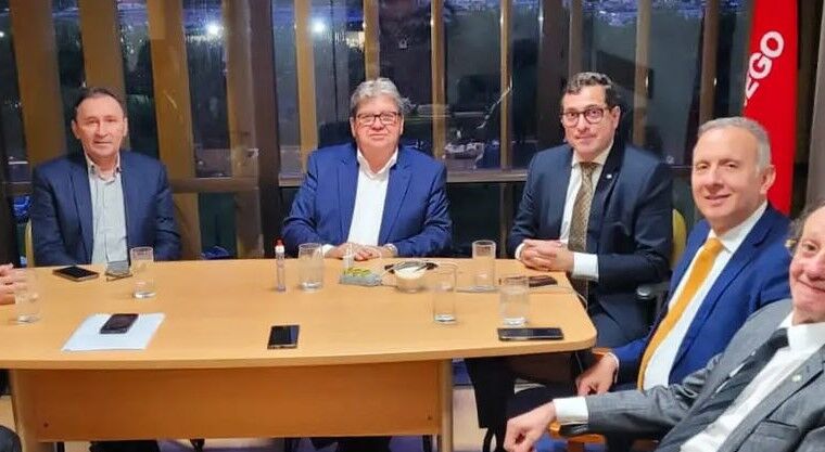 Gervásio Maia se reúne com João Azevêdo, Aguinaldo Ribeiro e Eduardo Carneiro em Brasília
