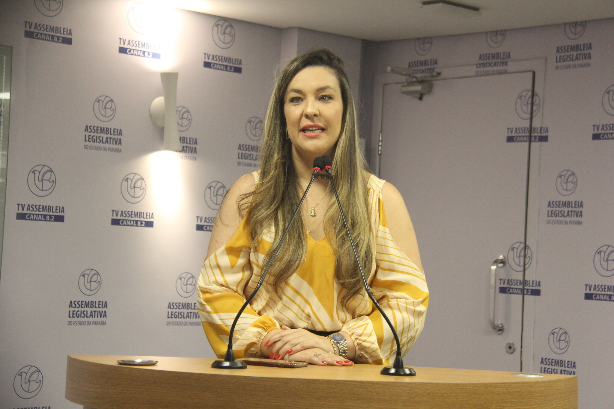 Deputada Camila Toscano é contra voto aberto na Eleição da presidência da Assembleia Legislativa: "prejudica a autonomia"