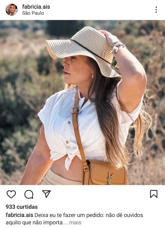 Foragida, sócia da Braiscompany continua ativa nas redes sociais e últimas postagens foram feitas de São Paulo Foragida, sócia da Braiscompany continua ativa nas redes sociais e últimas postagens foram feitas de São Paulo