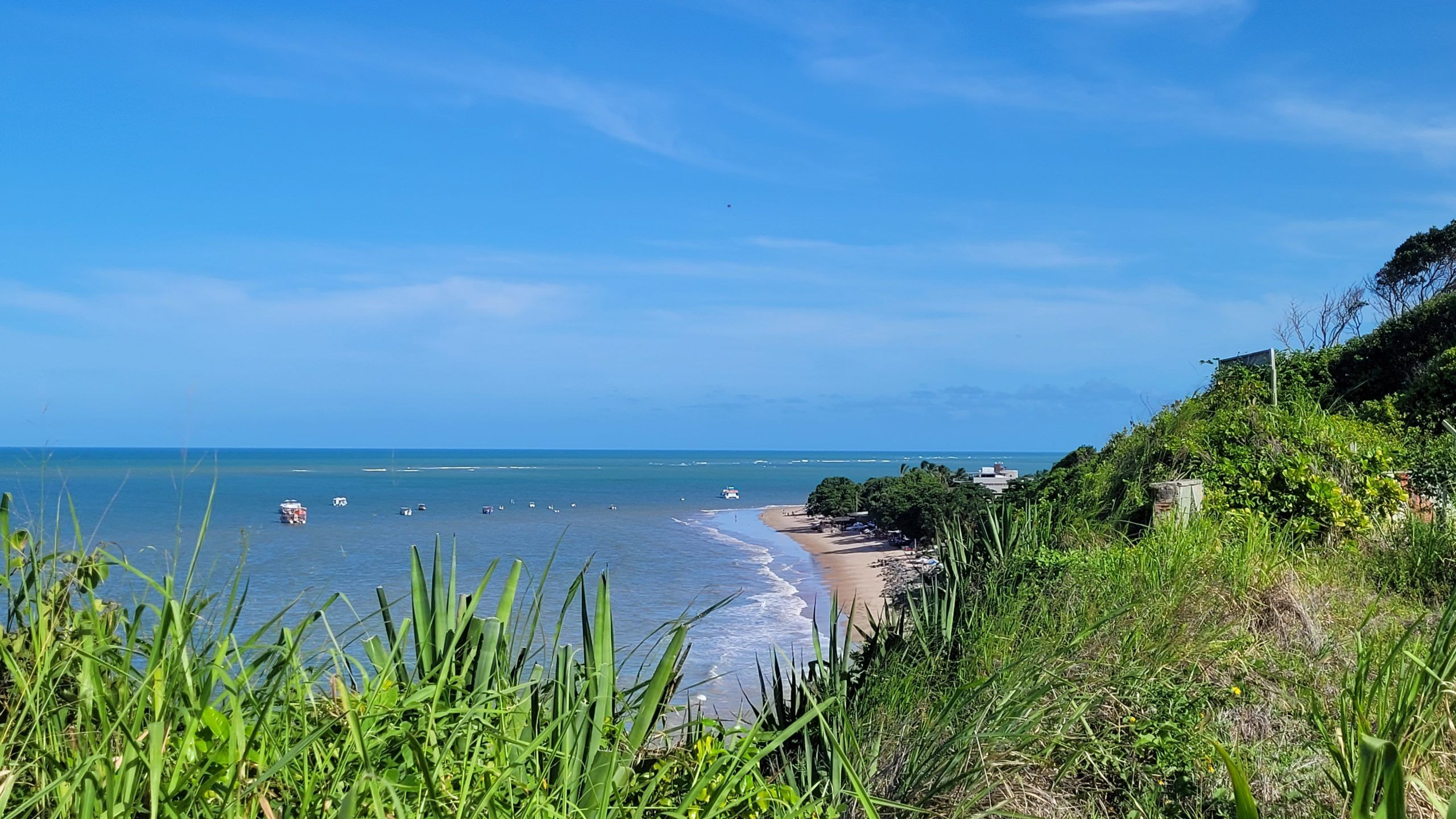 João Pessoa tem um trecho de praia impróprio para banho, no Seixas. (foto: Joaquim Neto/acervo pessoal)