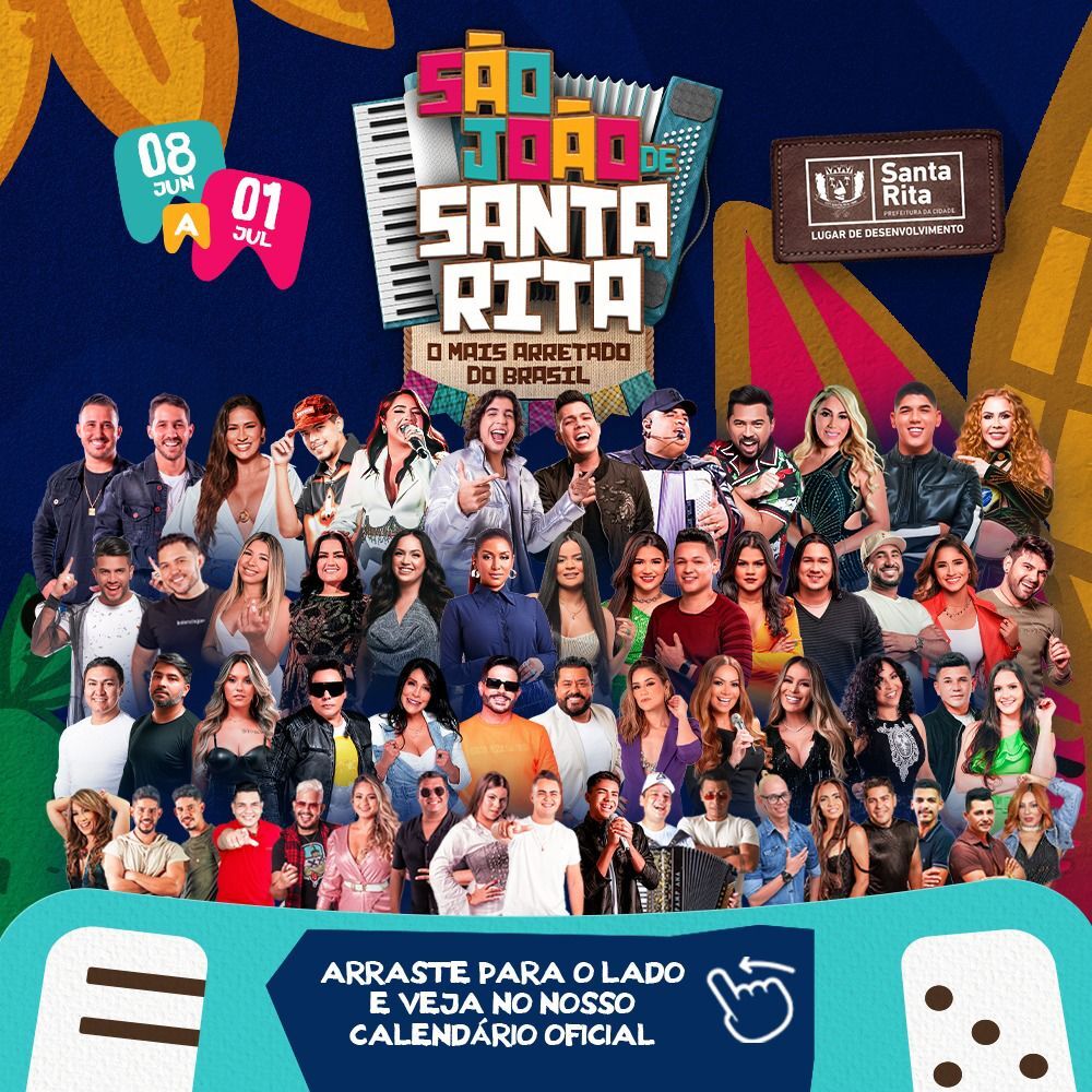 Com risco de colapso na área de saúde, Santa Rita quer gastar R$ 5 milhões no São João, mas cachês poderão ser bloqueados