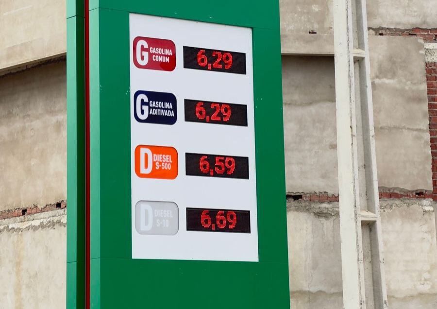 Com novo aumento, preço dos combustíveis chega a R$ 6,69 na Paraíba