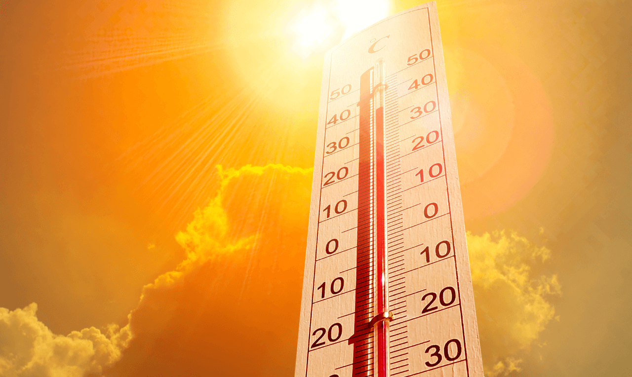 Onda de calor atinge todo o país.