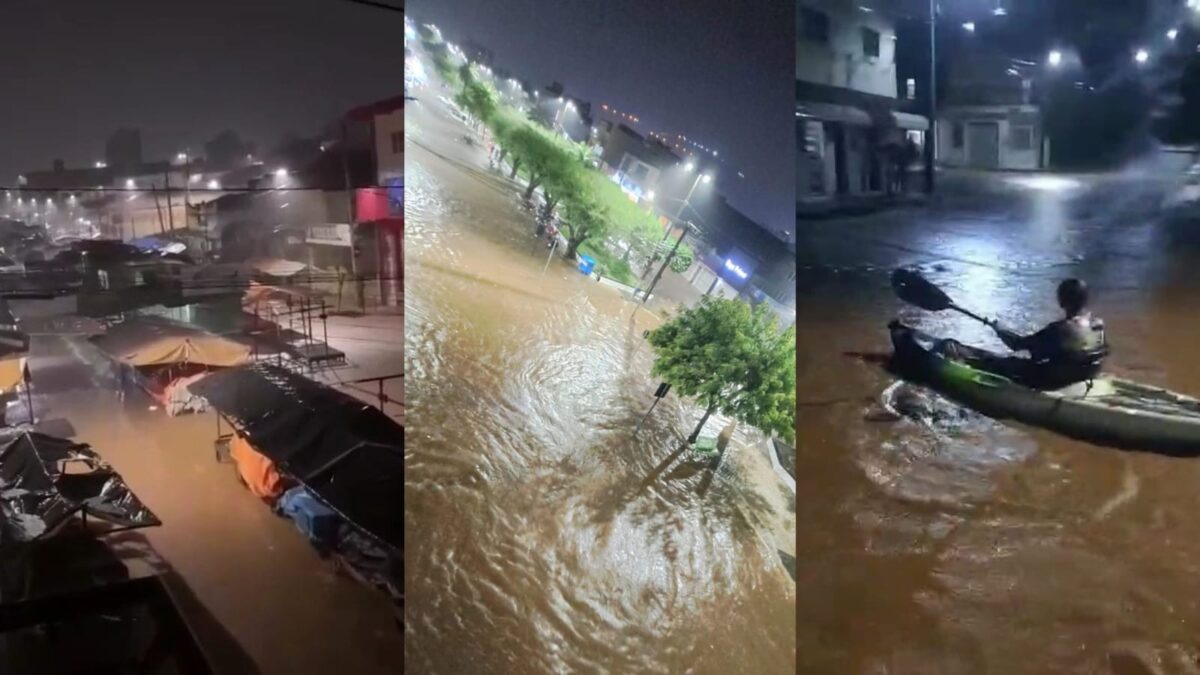 VÍDEO: ruas de Guarabira viram 'rios' após fortes chuvas Guarabira registrou alagamentos com chuvas.