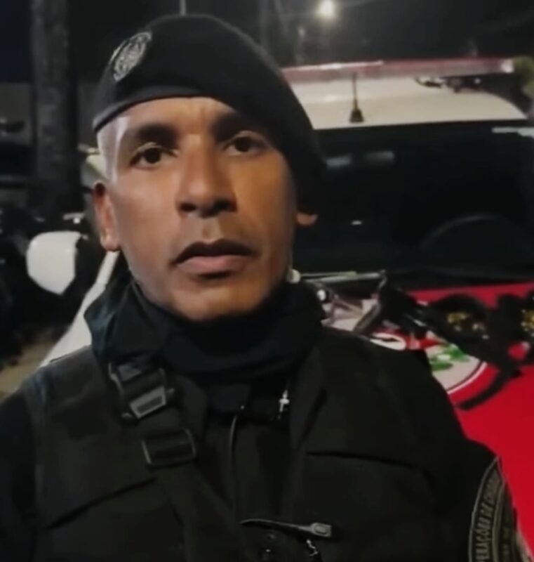 Polícia Militar prende dois homens com revólver calibre 38 e pistola 380 em Bayeux comandante Sérgio Fonseca, Polícia Militar da Paraíba