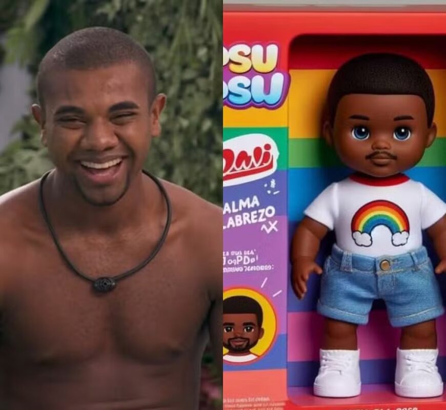 Fãs de Davi, do 'BBB 24', criam boneco do brother, que viraliza nas redes Fãs de Davi, do 'BBB 24', criam boneco do brother, que viraliza nas redes