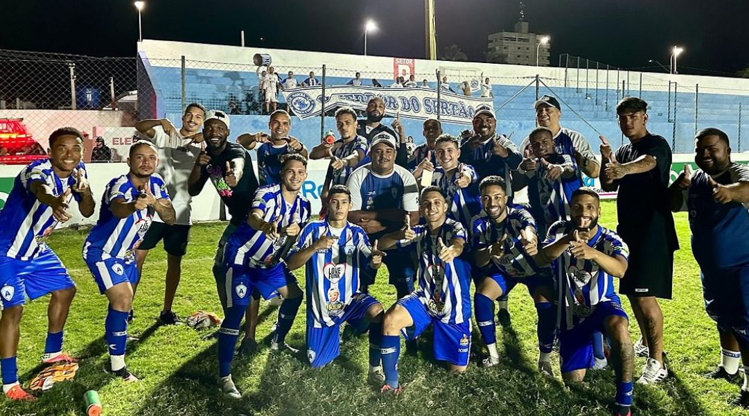 Atlético de Cajazeiras vence o Nacional, em partida no José Cavalcanti "#VamosTrovão", comemorou o Atlético de Cajazeiras, em rede social (foto: reprodução/instagram).