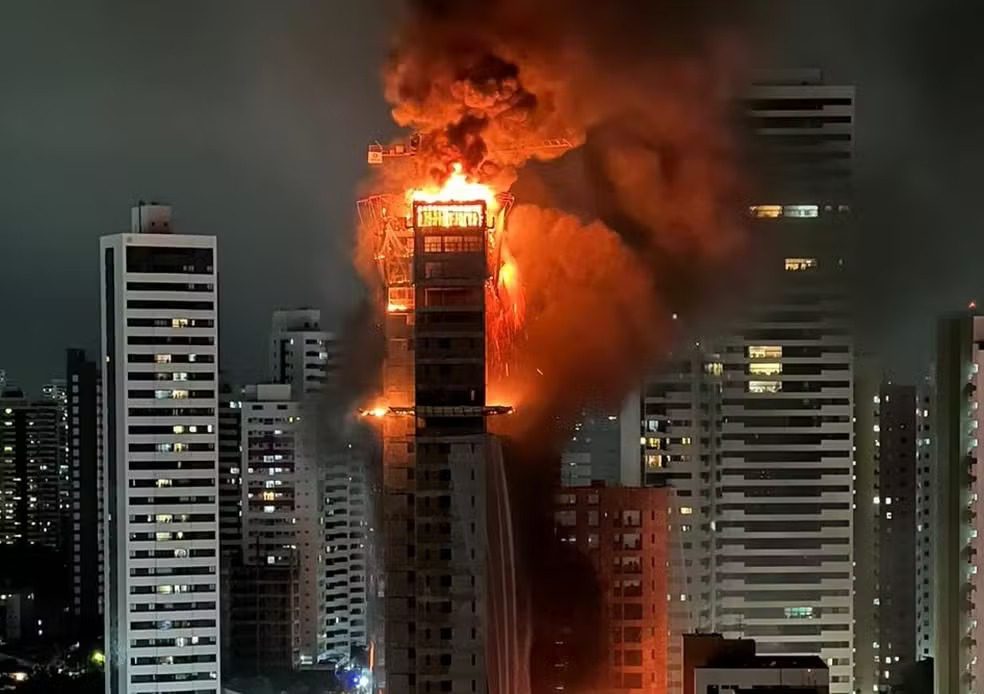 incêndio, recife, prédio