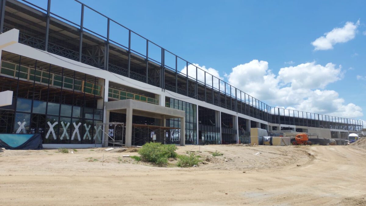 Primeira etapa do Centro de Convenções de Campina Grande deve ser entregue até junho Primeira etapa, Centro de Convenções, Campina Grande, obras
