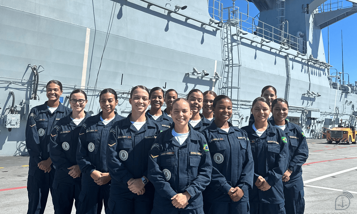 Conheça mulheres marinheiras que integram tripulação do maior navio da Marinha do Brasil atracado em Cabedelo Conheça mulheres marinheiras que integram tripulação do maior navio da Marinha do Brasil atracado em Cabedelo