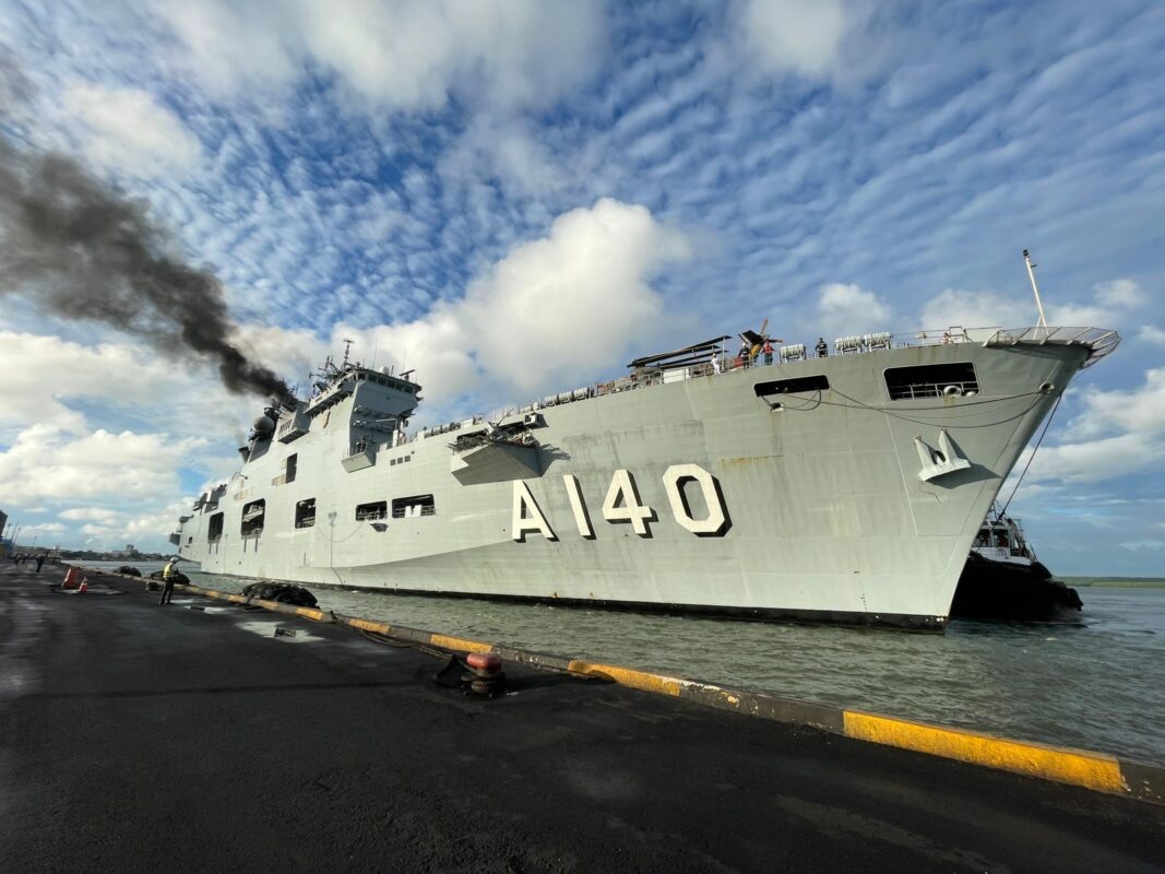 Maior navio de guerra da América Latina abre visitação em Cabedelo, neste domingo Cabedelo vai ter esquema especial de segurança e transporte para visitação ao navio de guerra Nam Atlântico, neste domingo