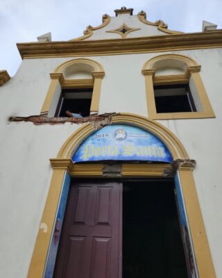 Igreja foi atingida por raio em Bananeiras (foto: divulgação/Área Pastoral N. Sra. da Boa Viagem)