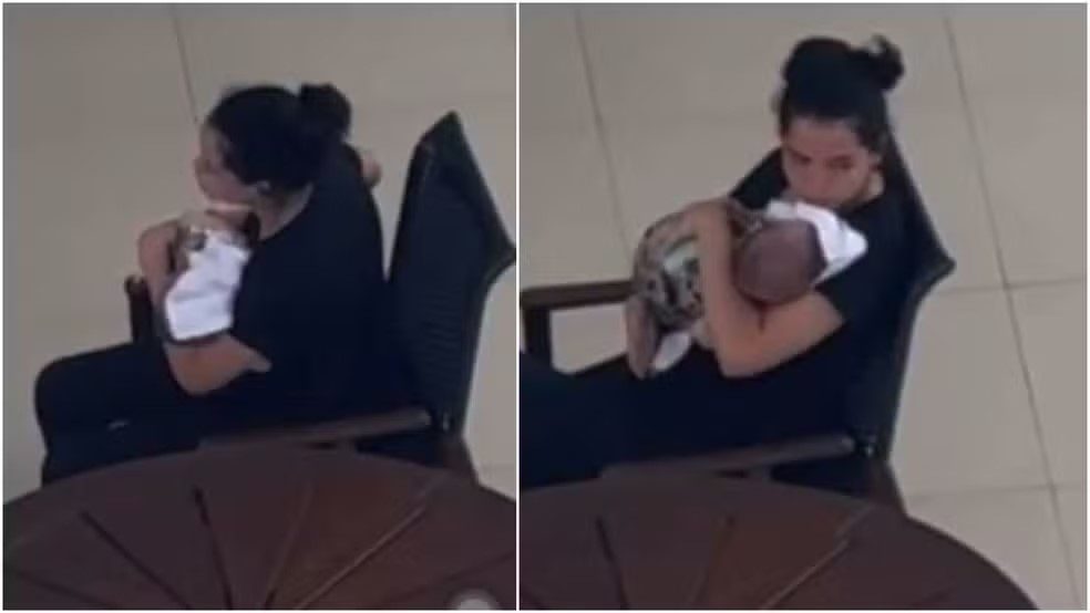 Babá é presa após ser filmada agredindo bebê de 4 meses em Fortaleza Babá, Crime
