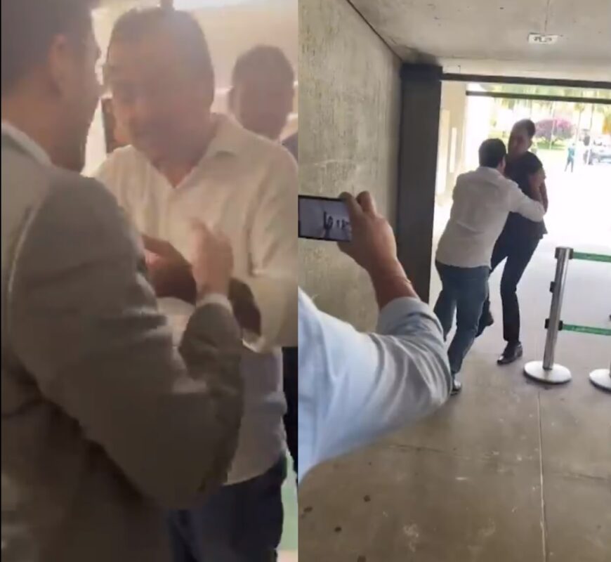 Deputado chuta ativista do MBL e troca empurrões com Kim Kataguiri na Câmara deputado, MBL, glauber braga