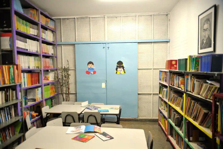 Lula, biblioteca, Brasil, educação
