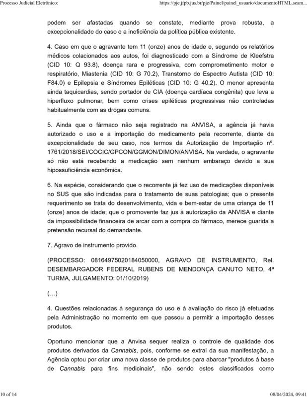 Decisão inédita: Justiça Federal acata pedido da Abrace e associação vai poder fornecer óleo e flor da Cannabis