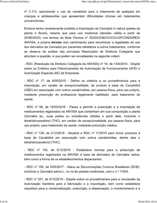 Decisão inédita: Justiça Federal acata pedido da Abrace e associação vai poder fornecer óleo e flor da Cannabis