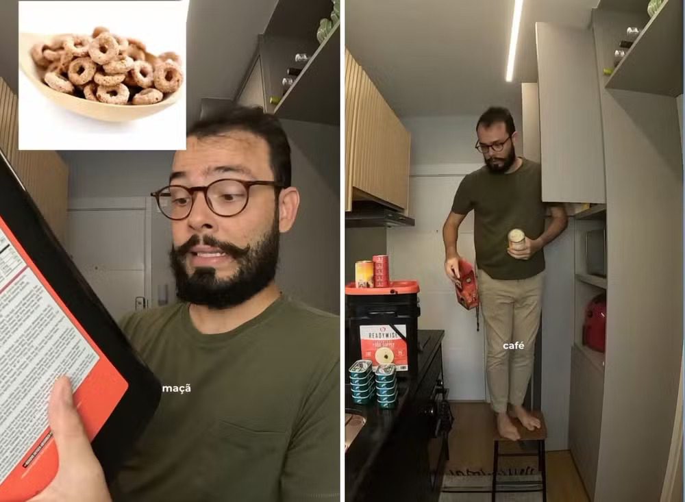 Brasileiro gasta R$ 3 mil com kit sobrevivência para o fim do mundo e vira meme na internet Brasileiro gasta R$ 3 mil com kit sobrevivência para o fim do mundo e vira meme na internet