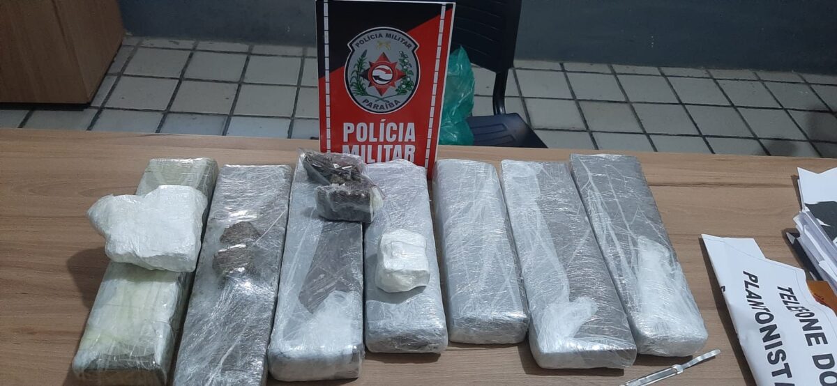 Polícia Militar apreende mais de 6kg de drogas em Paulista Polícia Militar, apreensão, drogas, Paulista, Sertão
