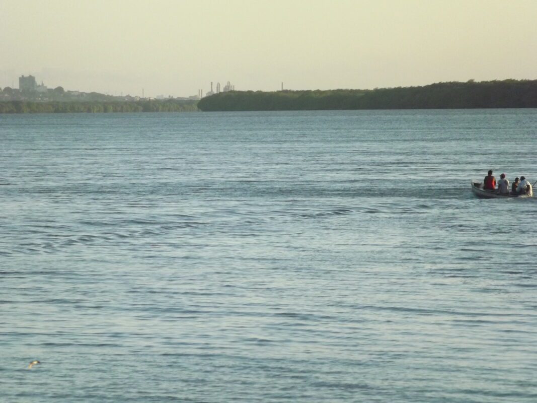 Rio Paraíba, no Litoral Norte. Maior do estado, com380 km de extensão, ele teve melhora na qualidade da água em trecho analisado em Cabedelo. (Foto: Joaquim Neto/Acervo pessoal)