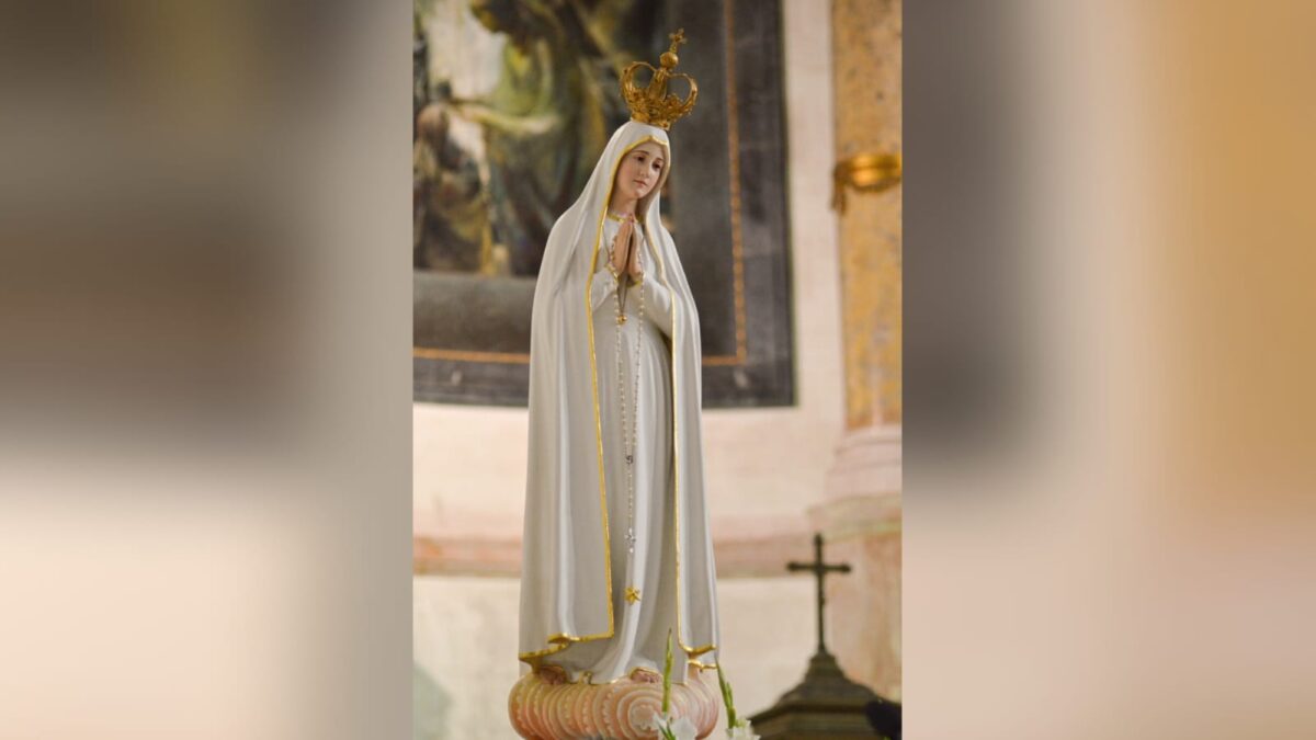 João Pessoa recebe visita da imagem peregrina de Nossa Senhora de Fátima, vinda de Portugal; saiba quando nossa senhora de fátima