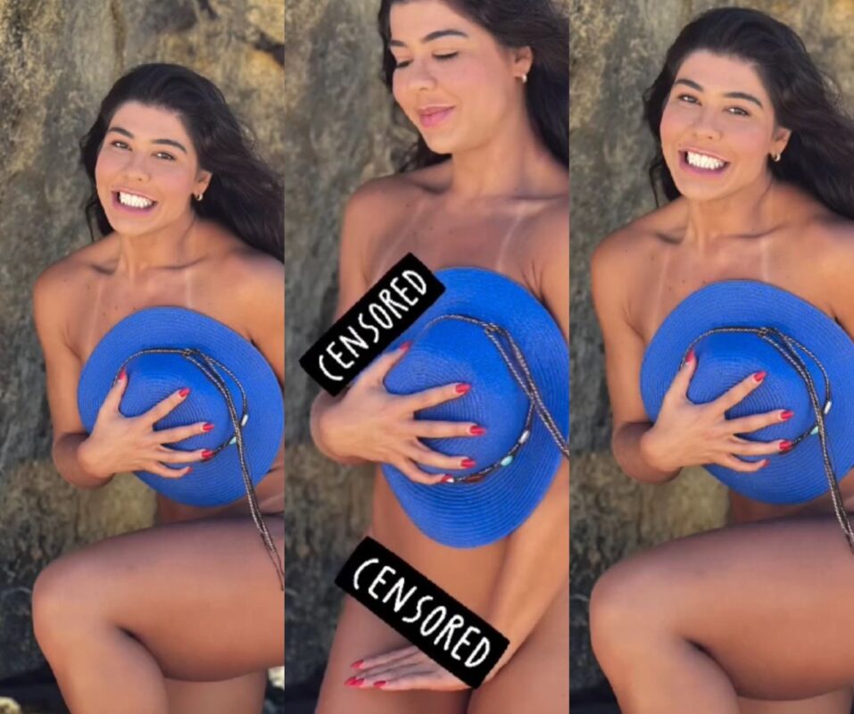 Atriz peladona viraliza na web ao mostrar a falta de segurança na praia de Tambaba; veja vídeo atriz