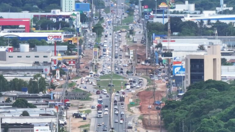 Trânsito da BR-230 em Cabedelo terá intervenção, neste domingo, para serviço na obra de triplicação Dnit, triplicação, BR-230