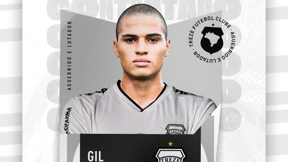 Treze promove atacante Gil, do time sub-20, ao elenco profissional Foto: Divulgação/Treze