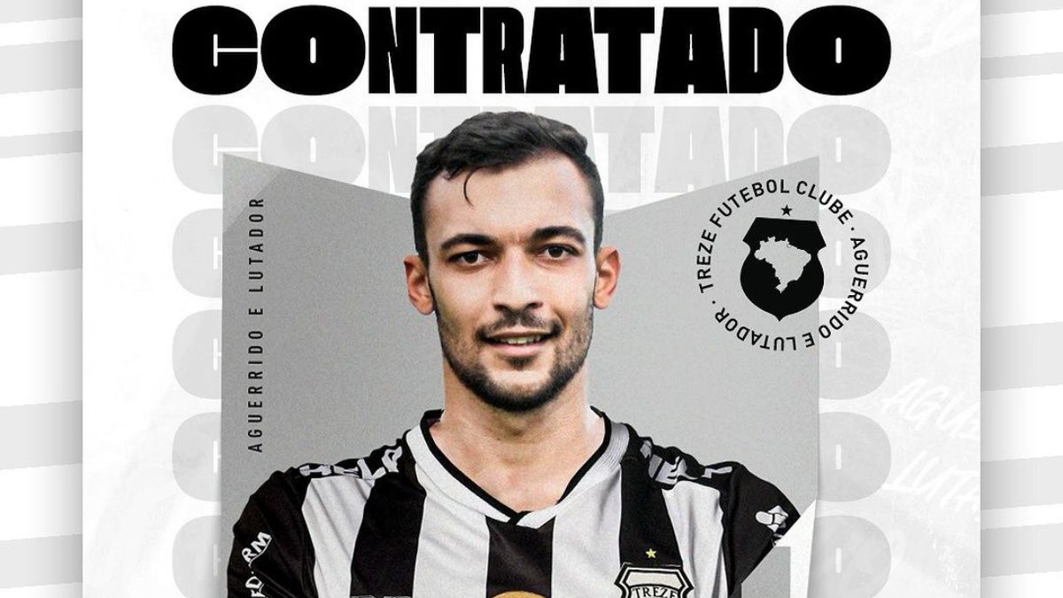 Treze anuncia a contratação do goleiro Filipe Garça, ex-Santos Treze anuncia a contratação de Filipe Garça