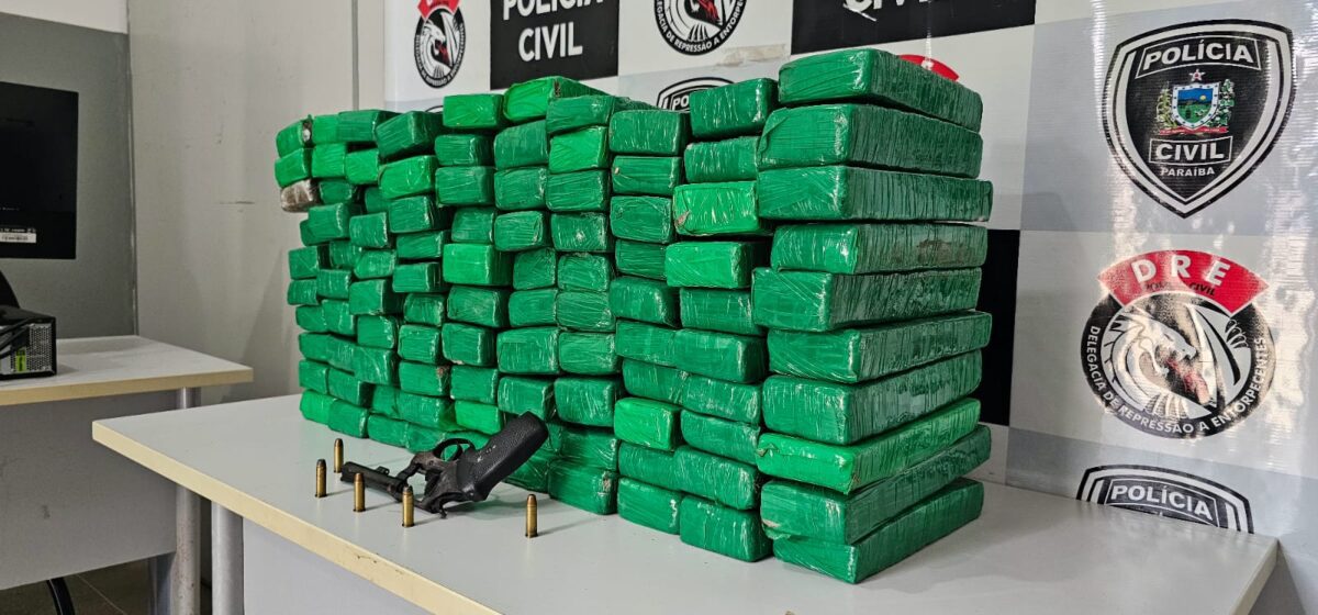 Homem é preso com quase uma tonelada de maconha em Campina Grande maconha, campina grande, tabletes