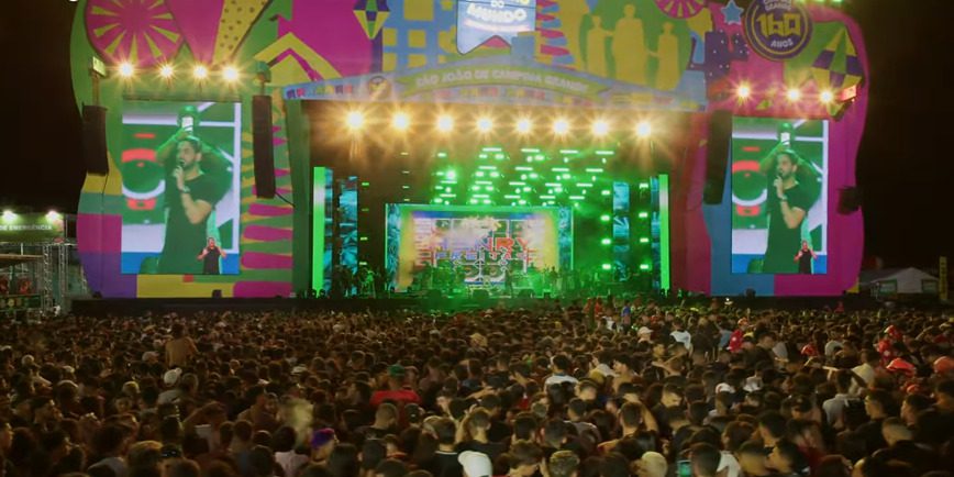 Maior São João do Mundo deve movimentar mais de R$ 500 milhões, em Campina Grande Festa no Parque do Povo, em Campina Grande. São João