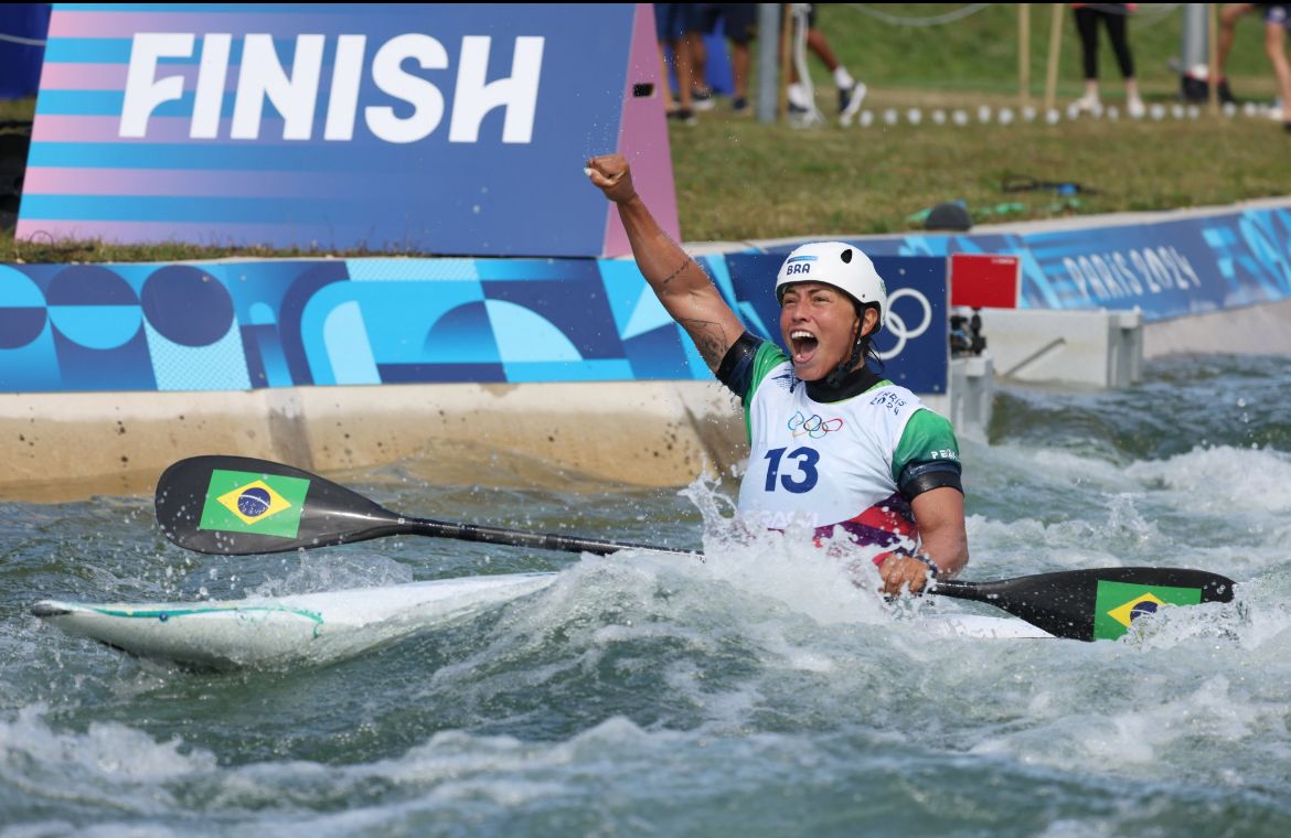 Ana Sátila conquista vaga na final e vai disputar medalha na canoagem slalom Ana Sátila, Olimpíadas, Paris, canoagem, 2024