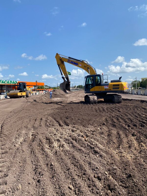 Obras do Viaduto de Água Fria