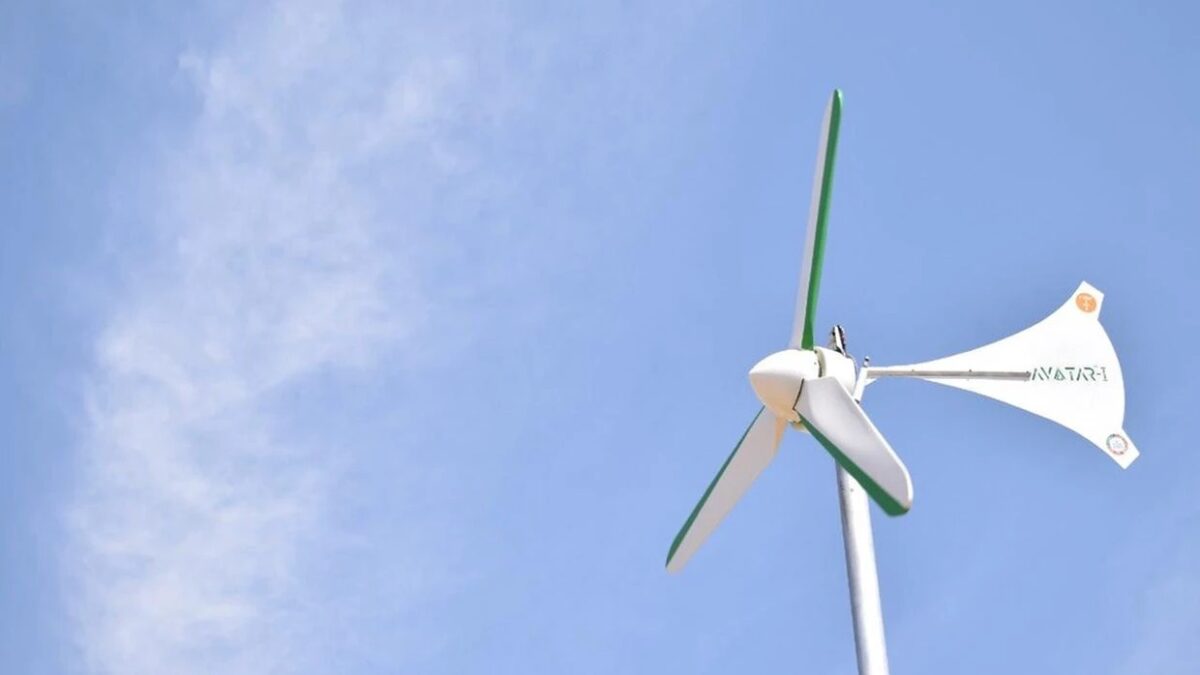 Empresa indiana lança turbina eólica de “baixo custo” para geração de energia em casa Empresa indiana lança turbina eólica de “baixo custo” para geração de energia em casa.