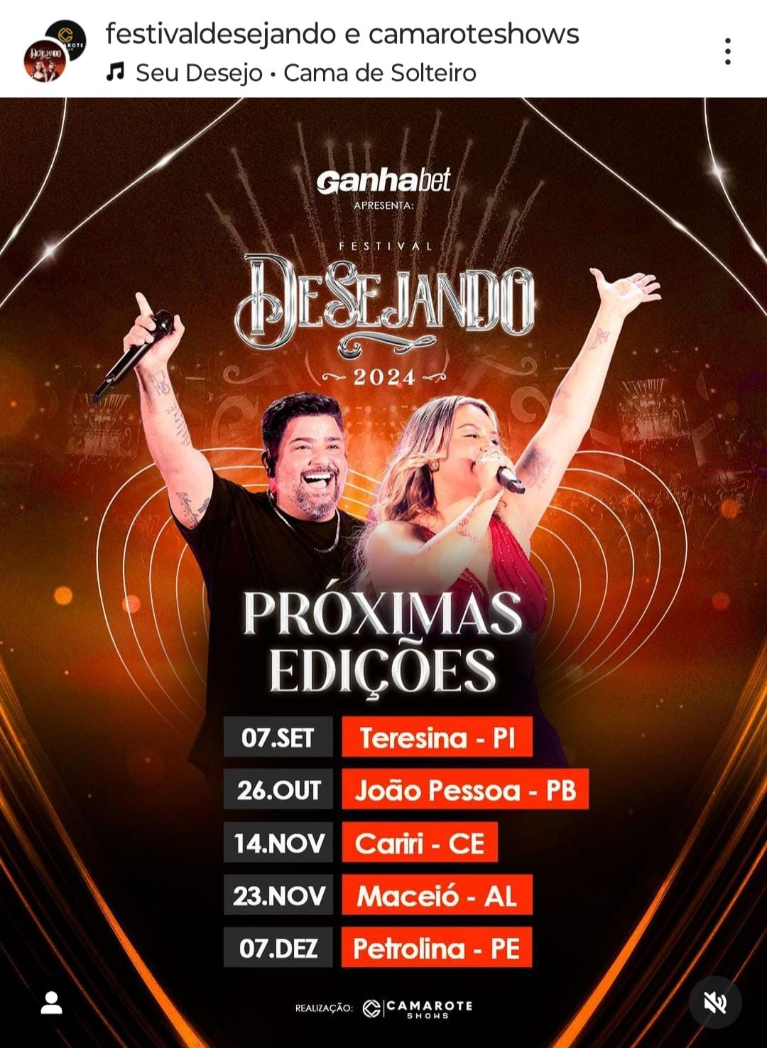 festival, desejando, seu desejo, yara tche, alessandro costa