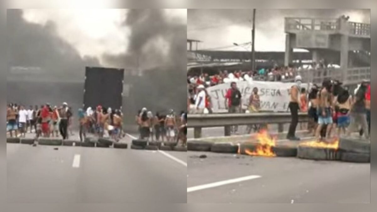 Protesto interdita BRs 101 e 230 em João Pessoa; saiba em qual trecho Protesto, que pede justiça por morte de jovens no Jardim Veneza, causa transtorno em Joao Pessoa.