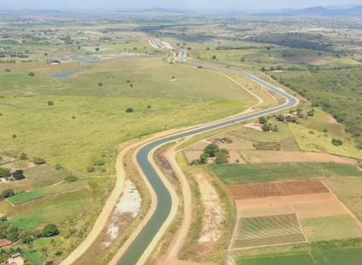 Inauguração do canal Acauã-Araçagi. (foto: reprodução/Youtube TV Brasil)