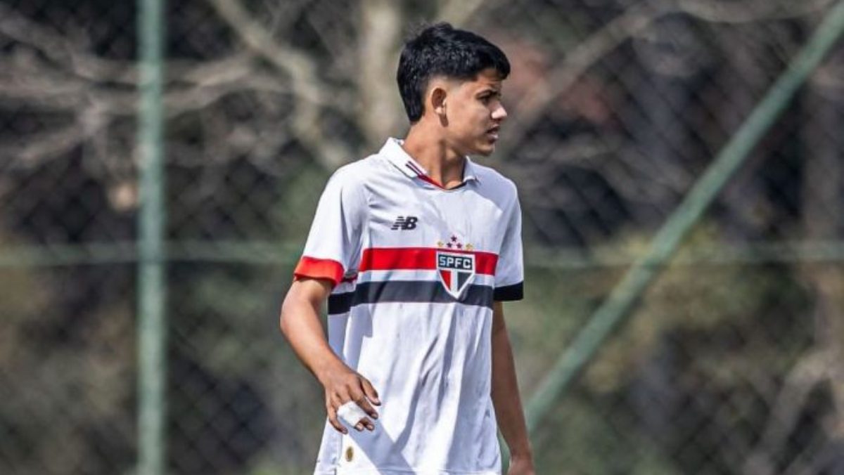 Promessa da base do Treze-PB assina com o São Paulo; veja detalhes Airton deixa o Treze-PB e assina com o São Paulo - Foto: Divulgação