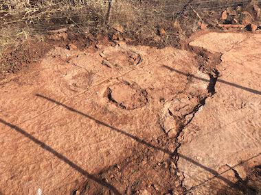 Sete pegadas de dinossauros de 125 milhões de anos são encontradas no Sertão da Paraíba Sete pegadas de dinossauros de 125 milhões de anos são encontradas no Sertão da Paraíba