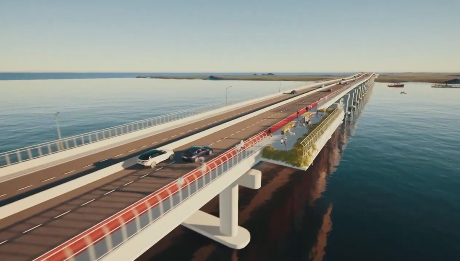 Projeto básico da Ponte do Futuro.