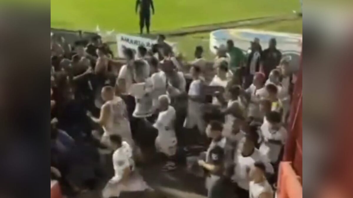 VÍDEO: jogo entre Botafogo-PB e Náutico tem confusão no Aflitos jogo botafogo