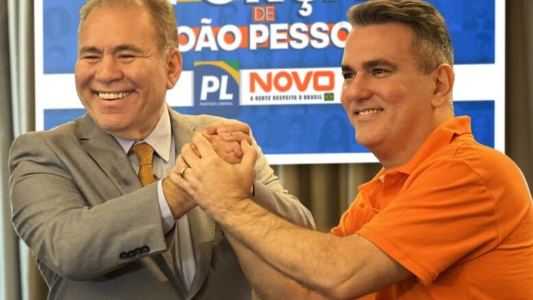 Convenção de Marcelo Queiroga e Sérgio Queiroz ocorre hoje, no Clube Cabo Branco Marcelo Queiroga e Sérgio Queiroz.