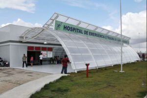 O bebê de 1 ano baleada pelo pai em Itaporanga chega ao quarto dia de internação no Hospital de Emergência e Trauma Dom Luiz Gonzaga Fernandes